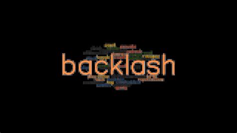 backlash dan word|BACKLASH Crossword Clue & Synonyms.